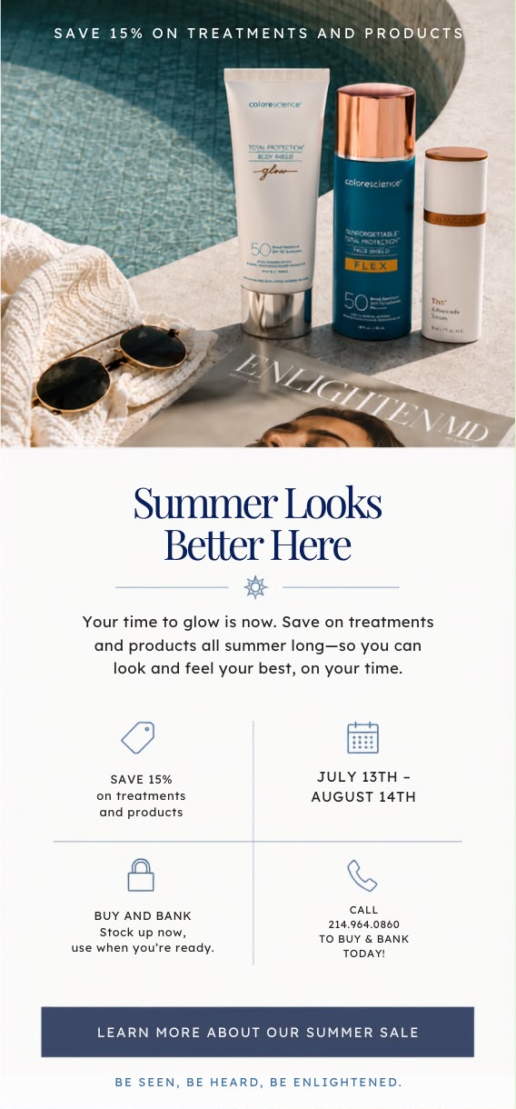 Kari Feinstein of enlighten md med spa in Dallas, TX